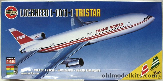 Airfix 1/144 Lockheed L-1011 TWA or Cathay Pacific, 06178 plastic model kit